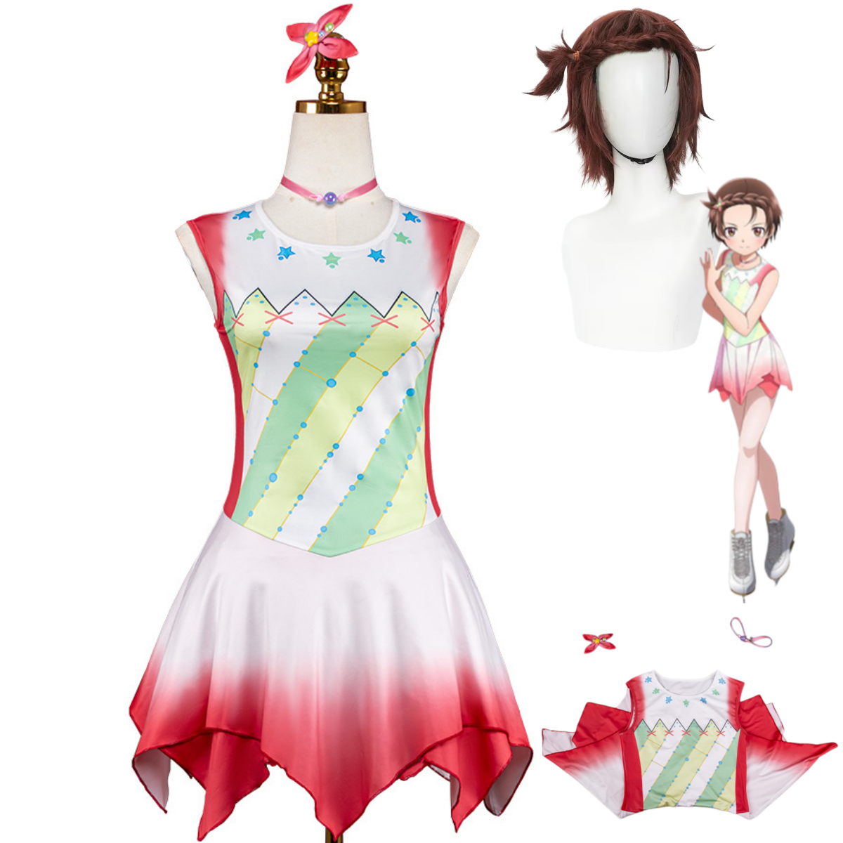 Women'S Accessories For Neck - Anime Medalist Yuitsuka Inori Cosplay Costume