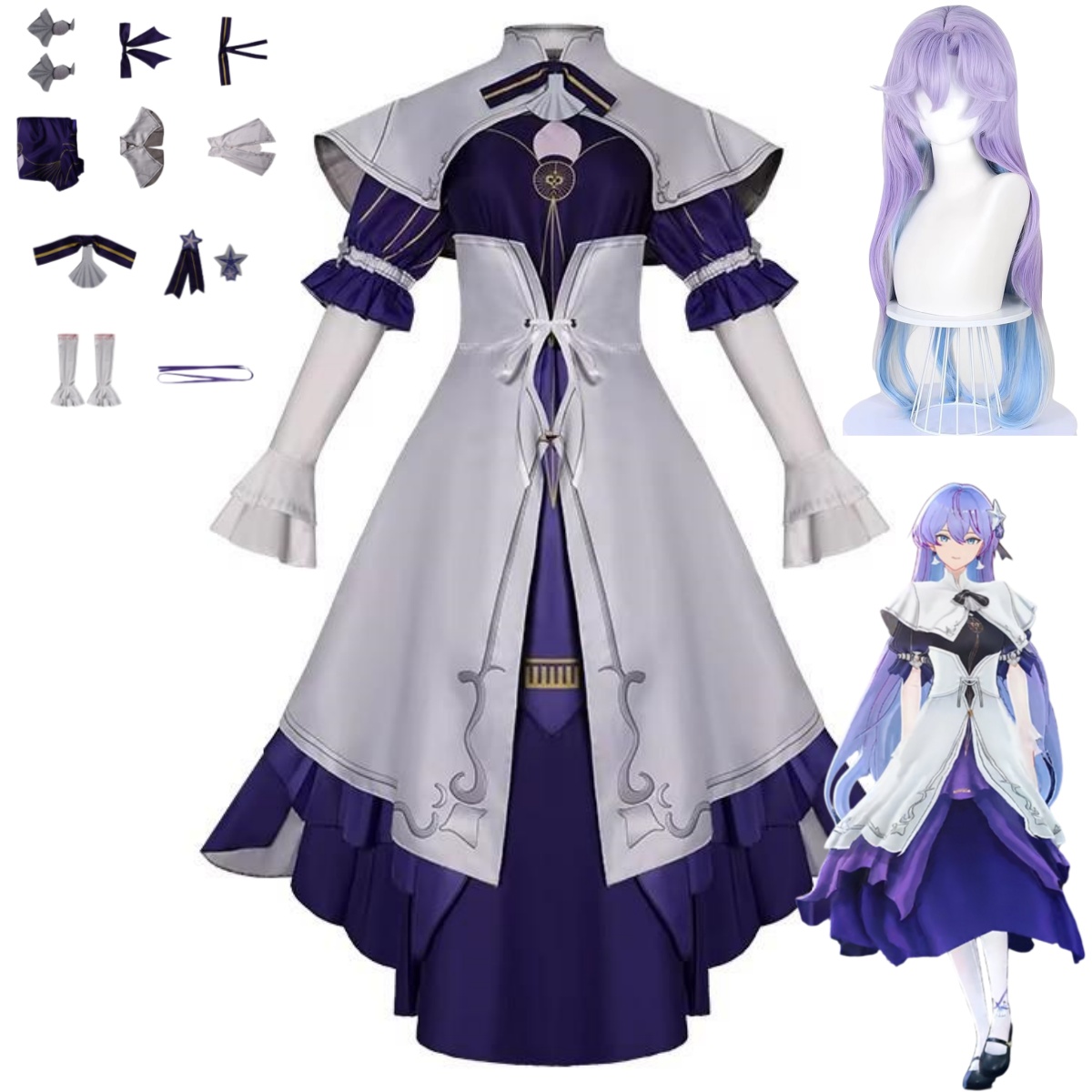 Women'S Accessories For Neck - Anime Game Wuthering Waves Cantarella Cosplay