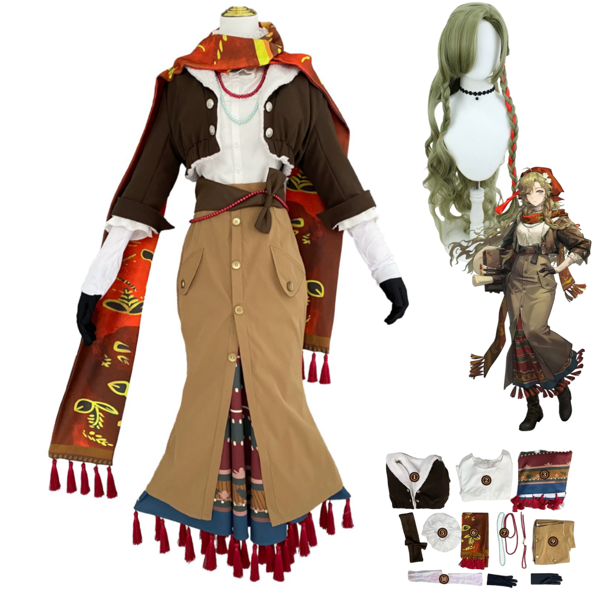 Women'S Accessories For Neck - Anime Game Reverse:1999 Vila Cosplay Costume