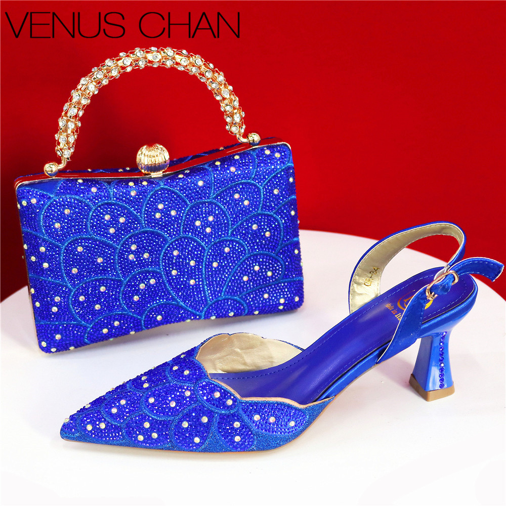 Women'S Accessories Handbags - Pointed Top Grace Elegant Royal Blue