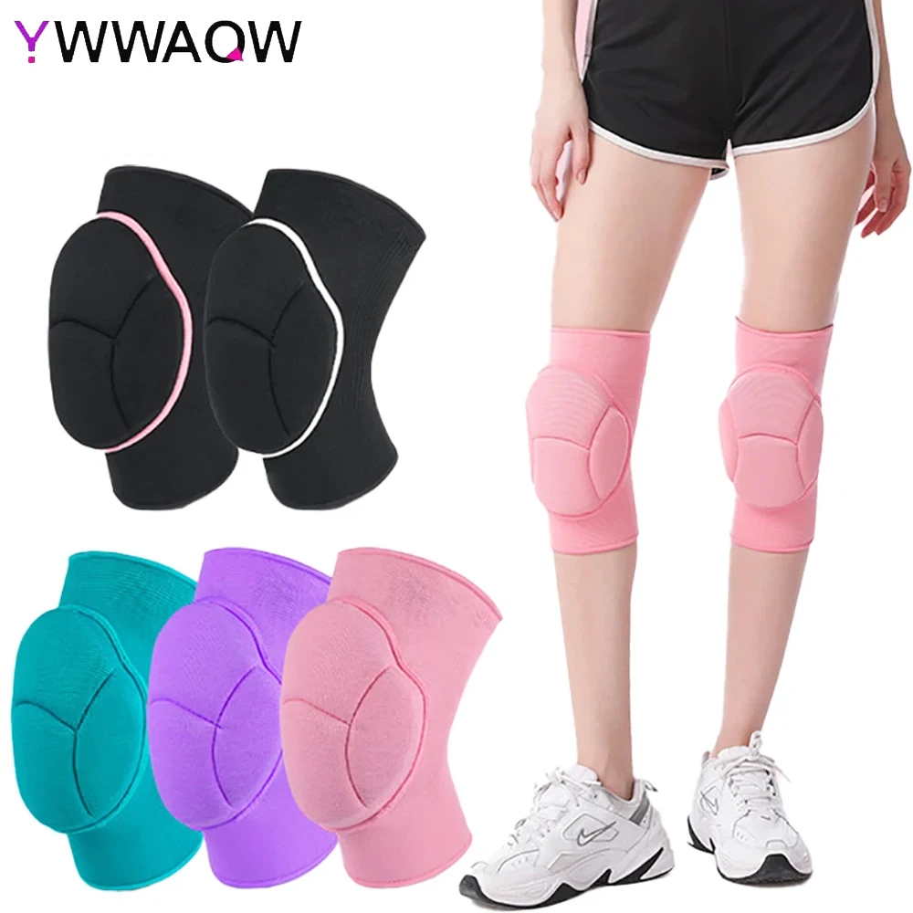Women'S Volleyball Accessories - 1Pcs Knee Pads Thick Sponge Anti-Slip