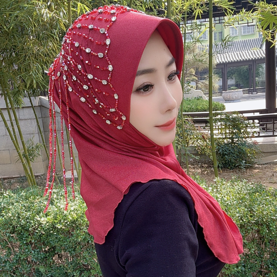 Women'S Accessories - Africa Ethnic Hats Hijab Black Luxury