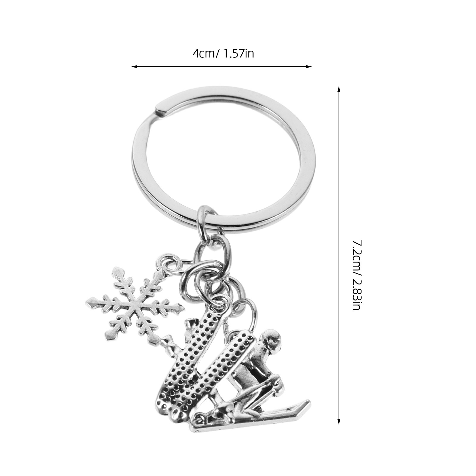 4Pcs Ski Keychain Bulk Winter  - đánh giá và giá Women'S Accessories Handbags