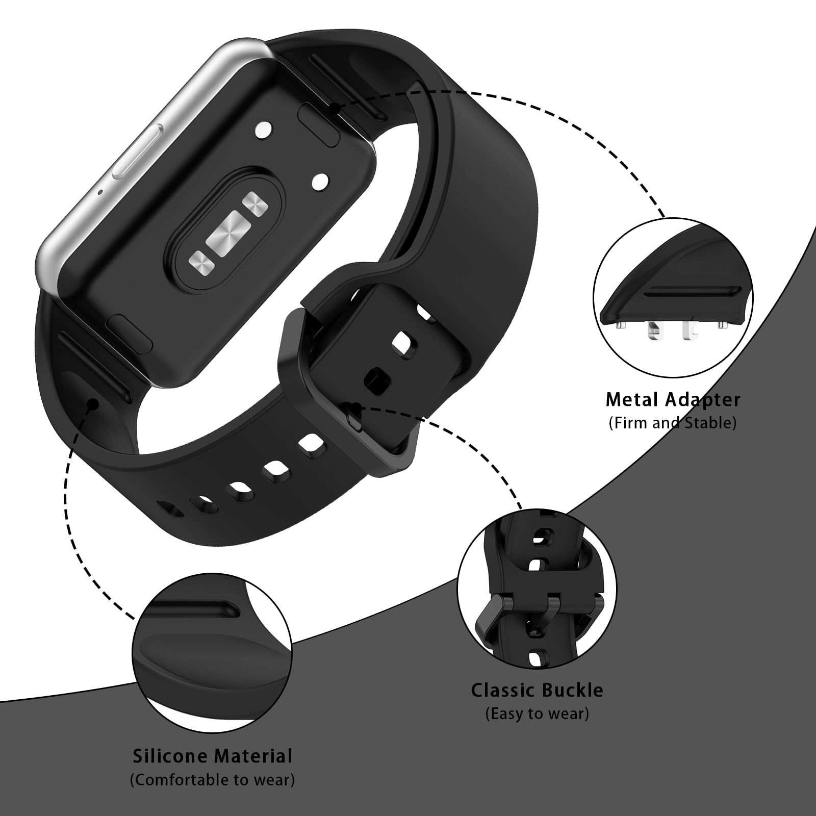 Silicone Strap for Samsung Gal - đánh giá và giá Women Accessories Website