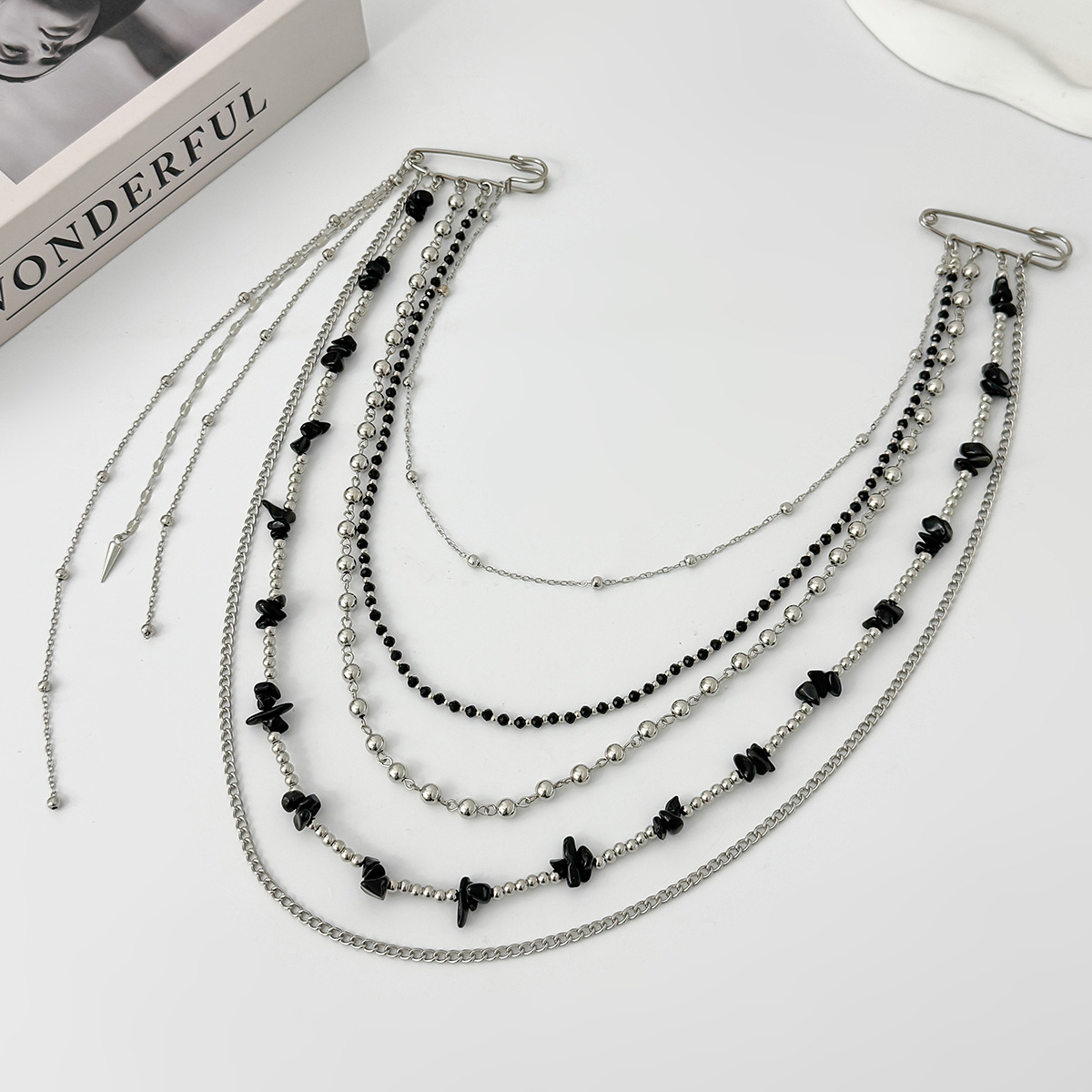 Punk Hip Hop Long Crystal Broo - đánh giá và giá Women'S Accessories