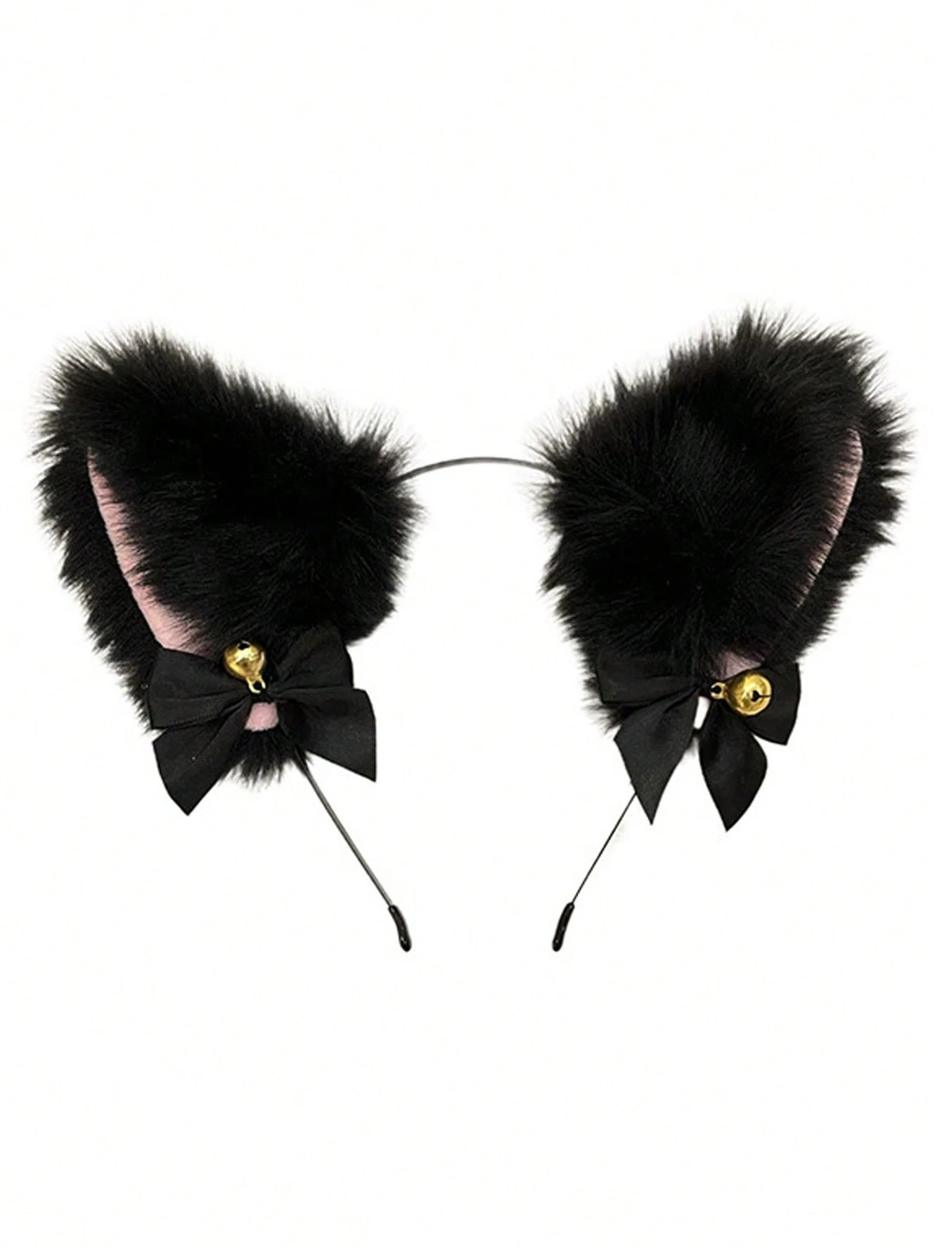 Black Fuzzy Cat Ear Hairband W - đánh giá và giá Women'S Yellow Accessories
