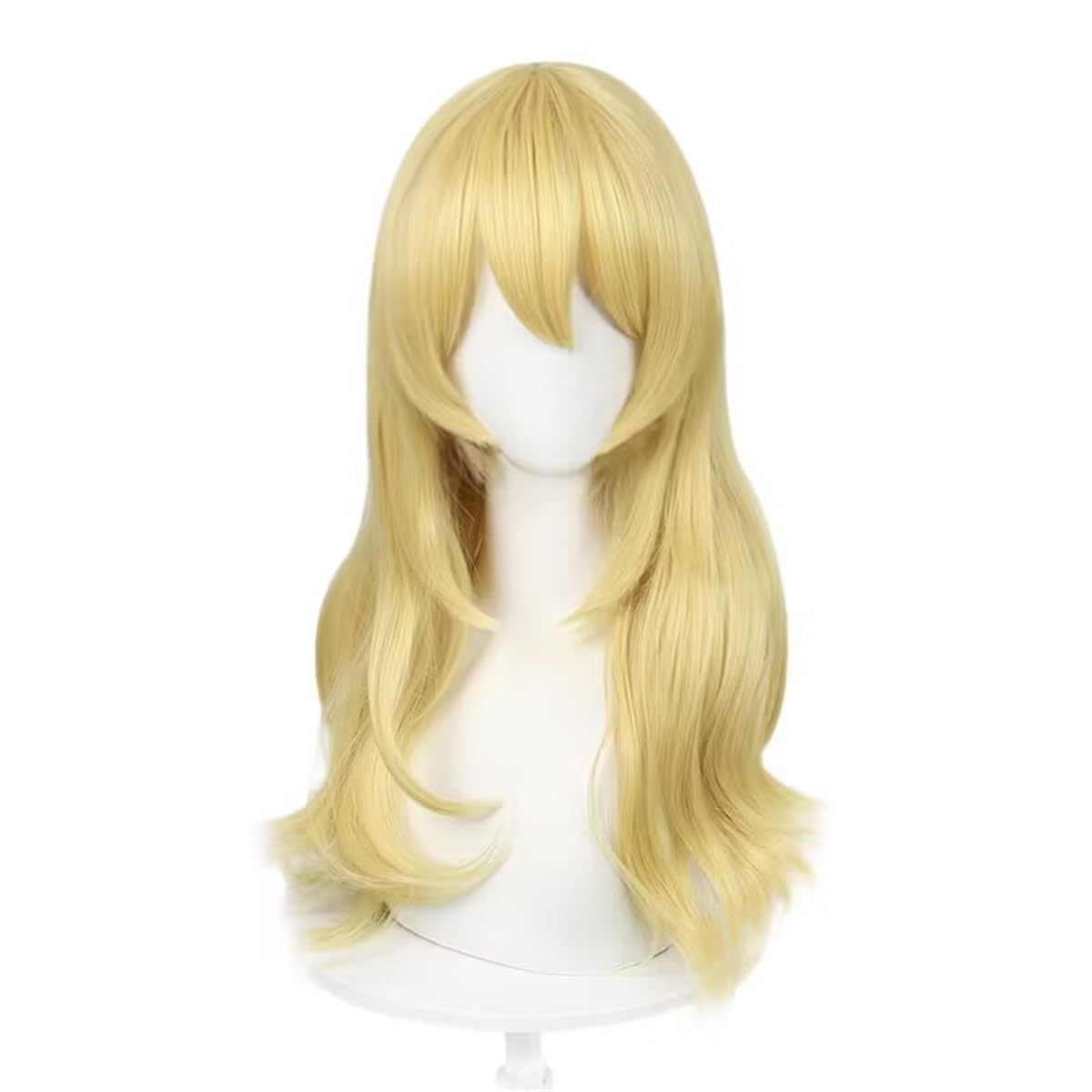 60cm Long Yellow Blonde Loose  - đánh giá và giá Women'S Yellow Accessories