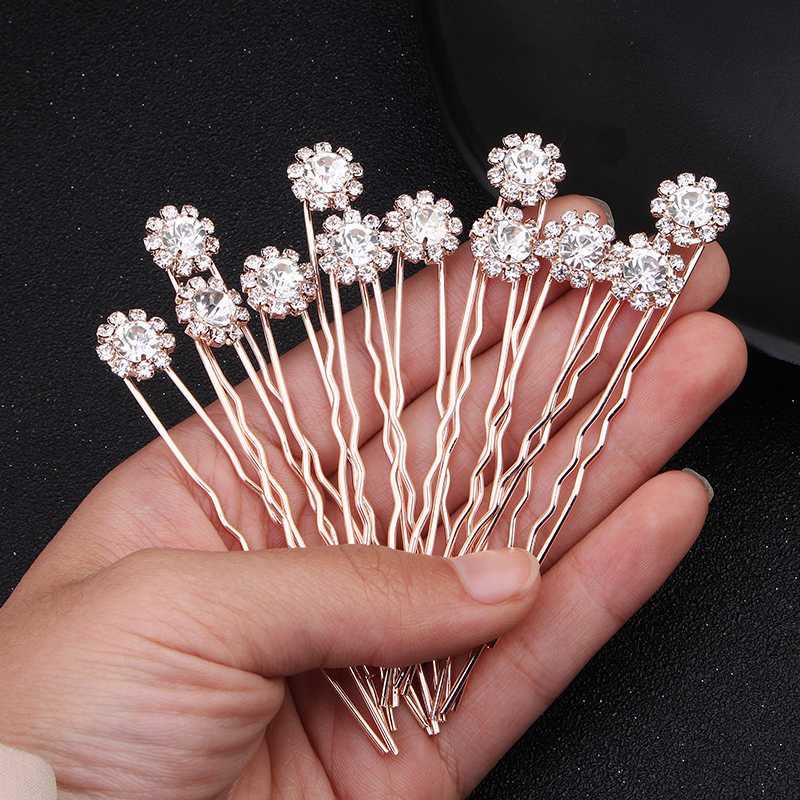 12PK/Set Fashion Rhinestone Fl - đánh giá và giá Pearl Hair Pin