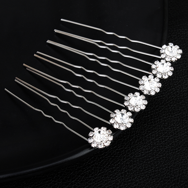 12PK/Set Fashion Rhinestone Fl - đánh giá và giá Pearl Hair Pin