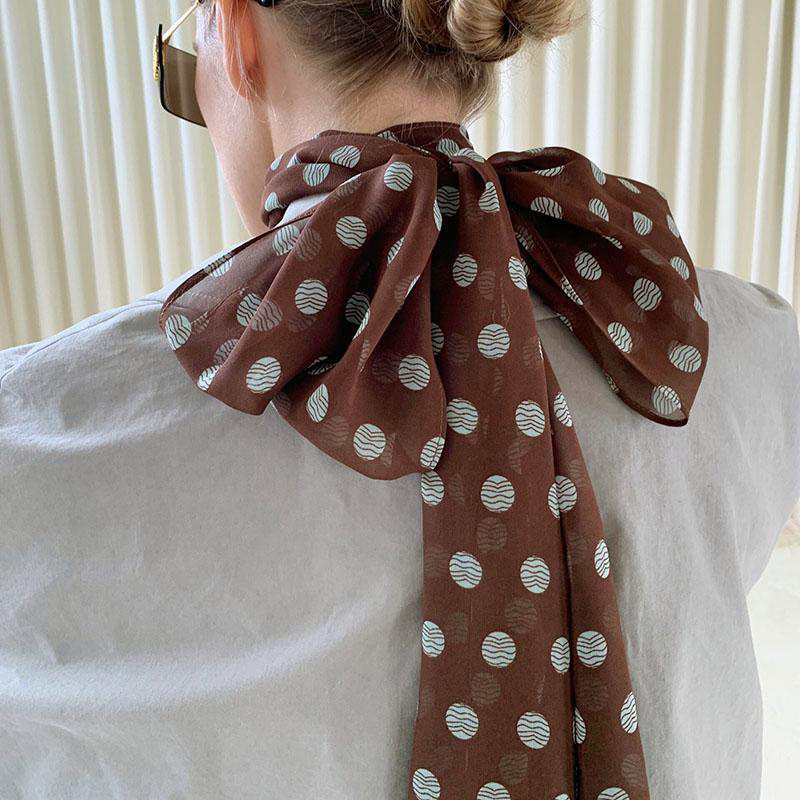 2026 new Ins style brown chiff - đánh giá và giá Women'S Accessories For Neck