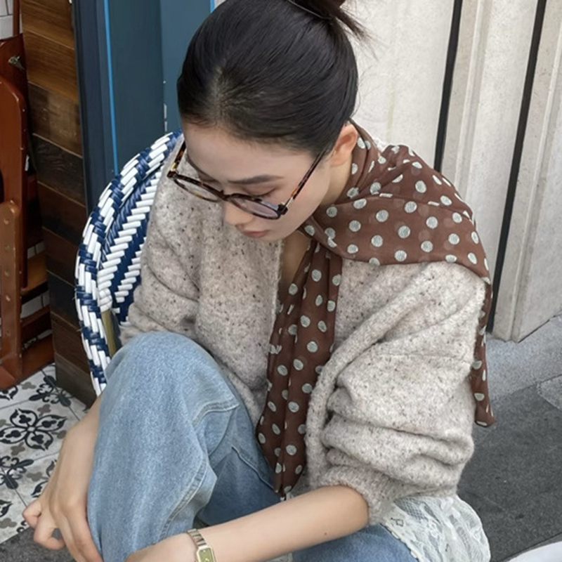 2026 new Ins style brown chiff - đánh giá và giá Women'S Accessories For Neck