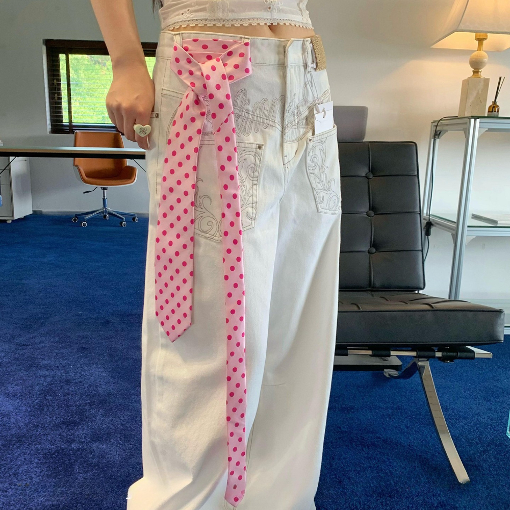 Vintage Korean Ins Polka Dot W - đánh giá và giá Women'S Korean Accessories