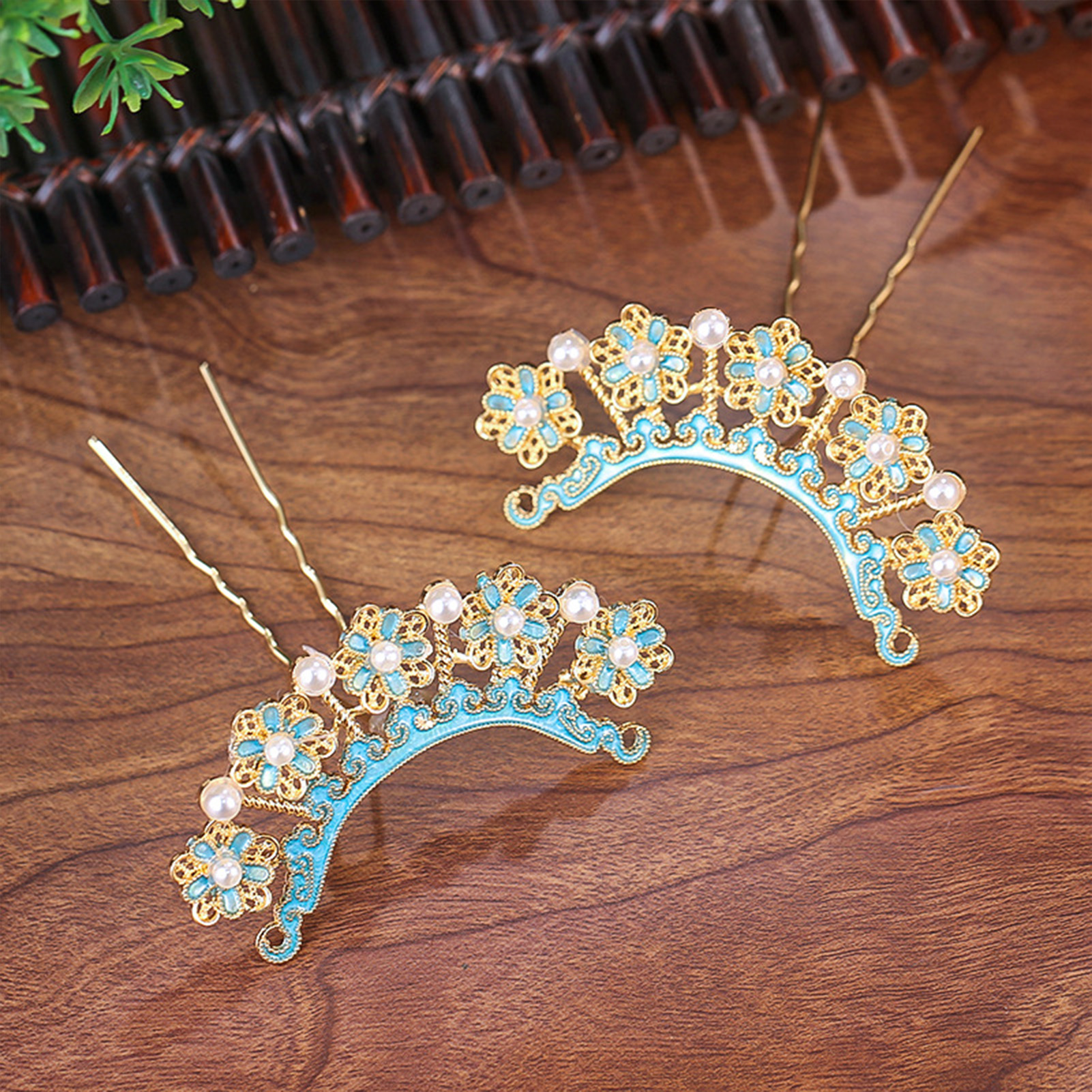 Traditional Enamel Hairpins wi - đánh giá và giá Pearl Hair Pin