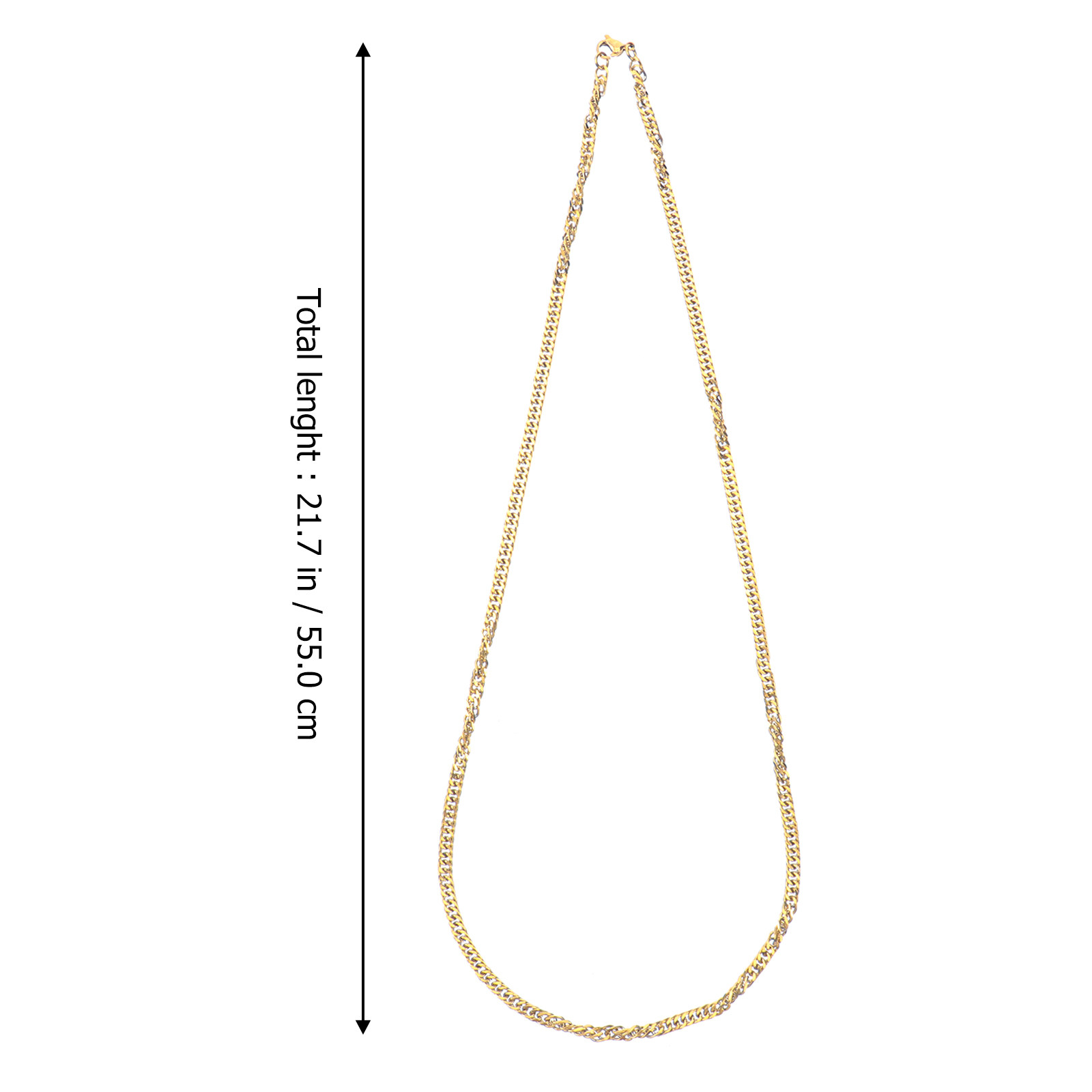 1Pcs Golden Double Buckle Chai - đánh giá và giá Women'S Accessories For Neck