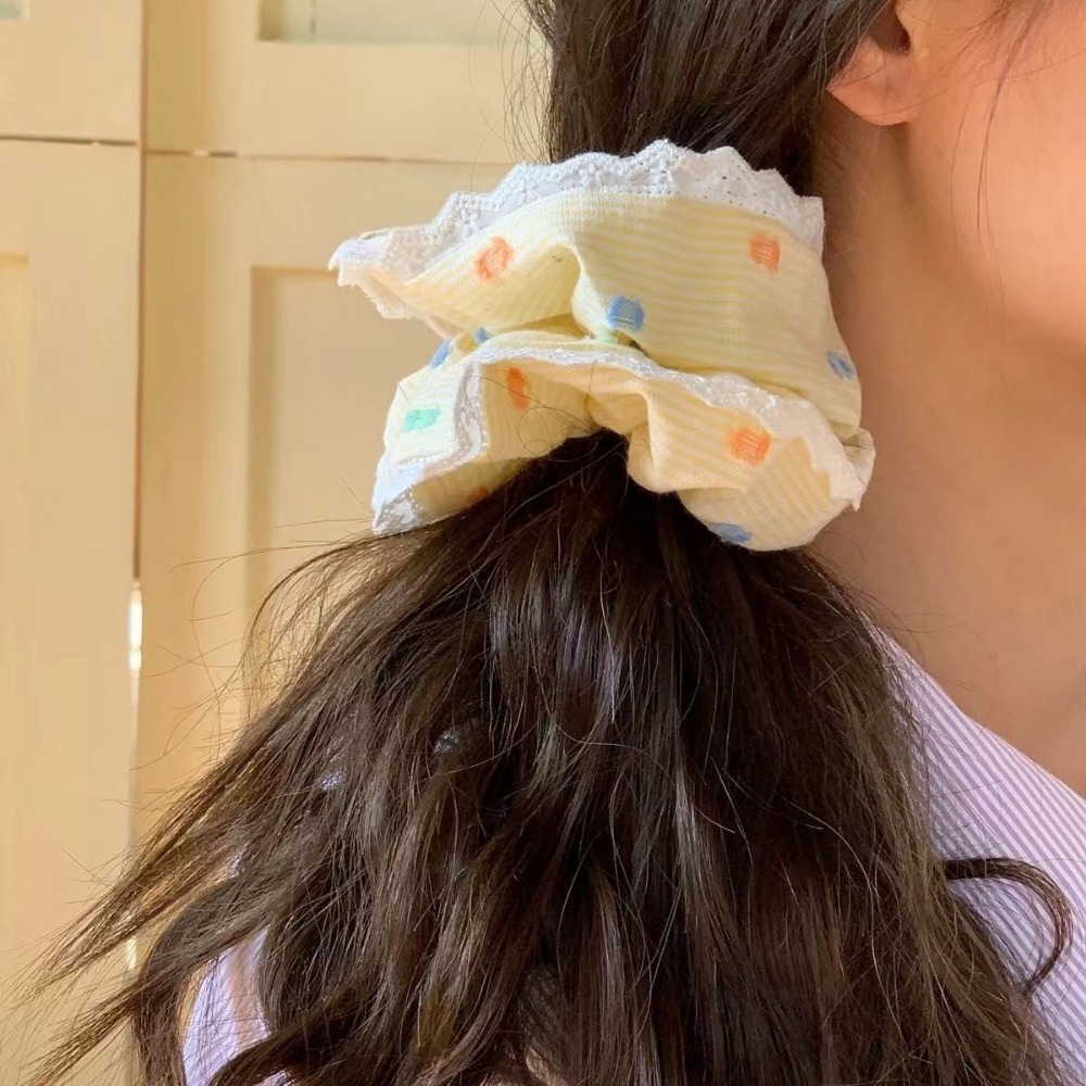 1/2pcs Korean Polka Dot Stripe - đánh giá và giá Women'S Yellow Accessories