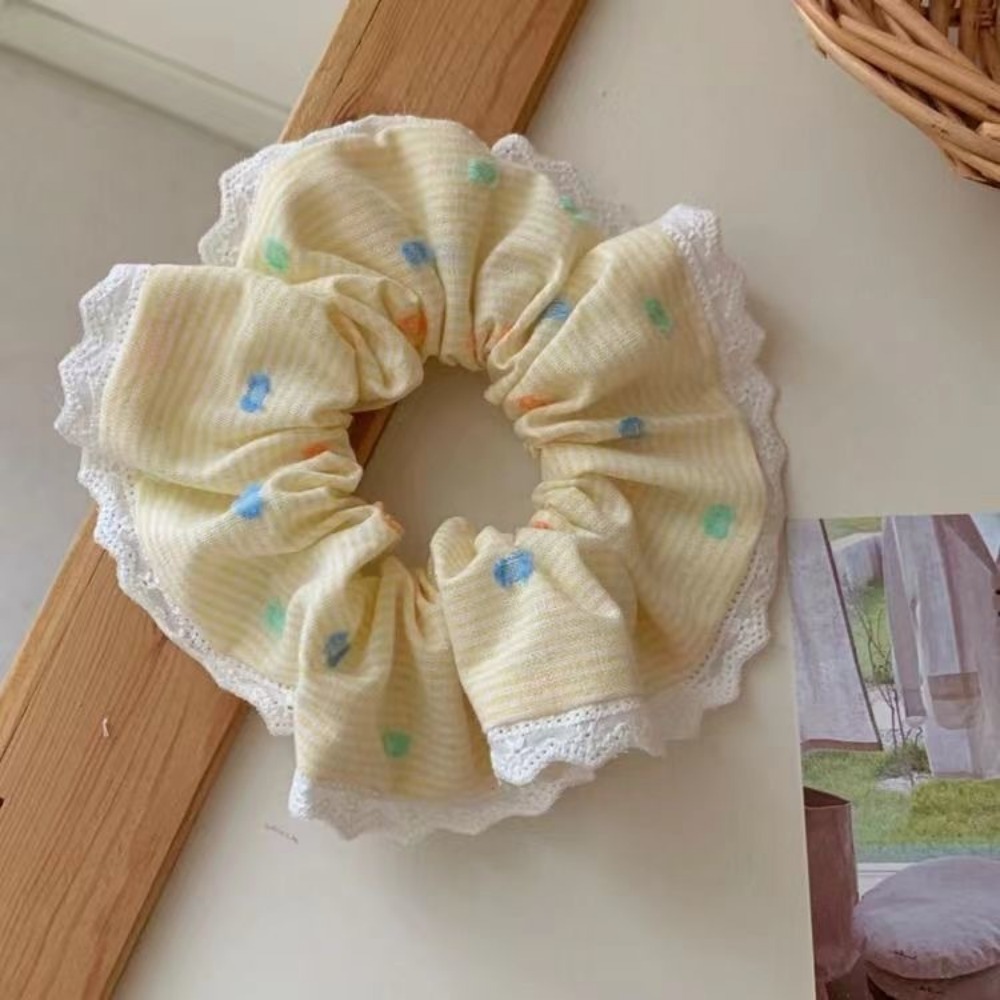 1/2pcs Korean Polka Dot Stripe - đánh giá và giá Women'S Yellow Accessories