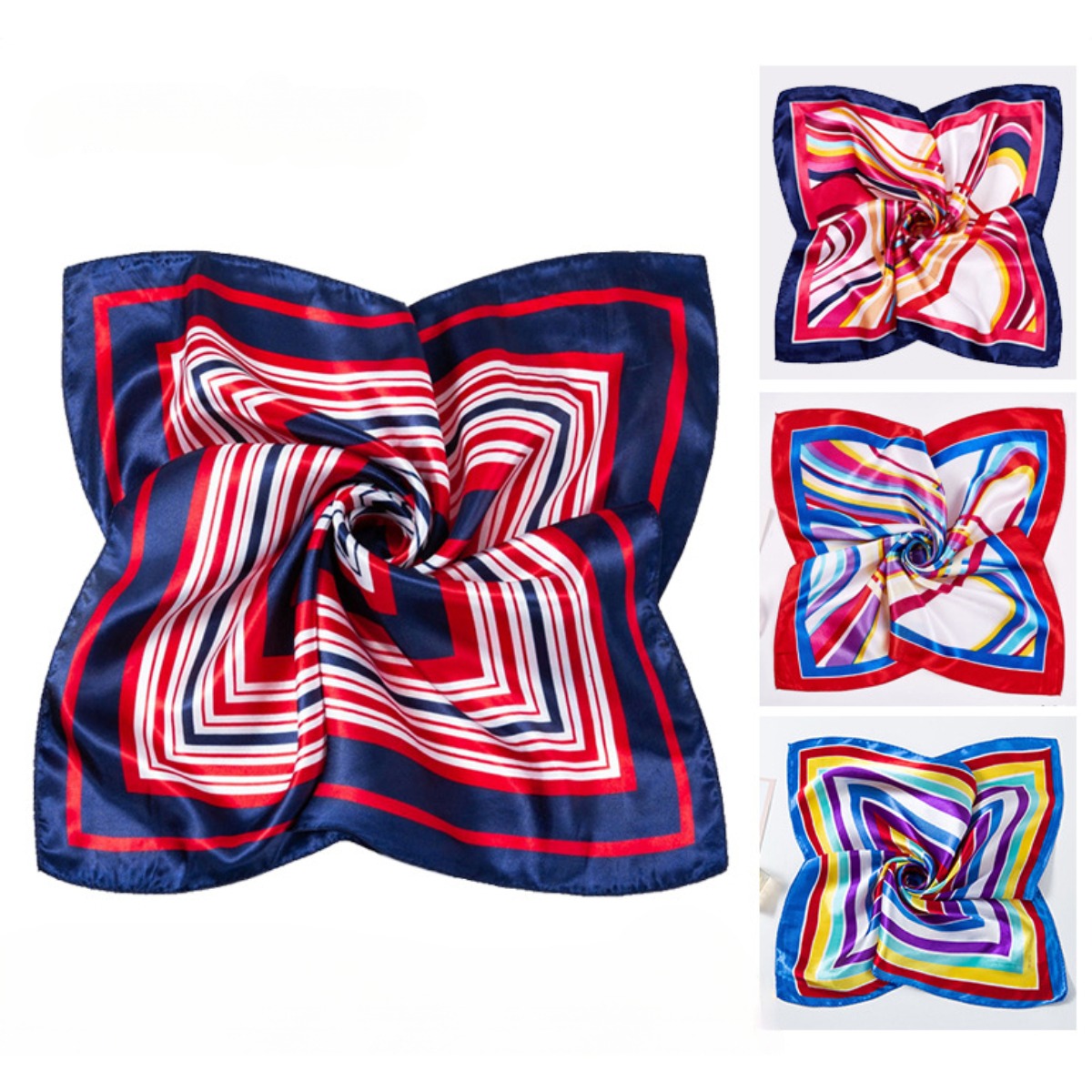 50*50cm Square Silk Scarves Sc - đánh giá và giá Women'S Accessories For Neck