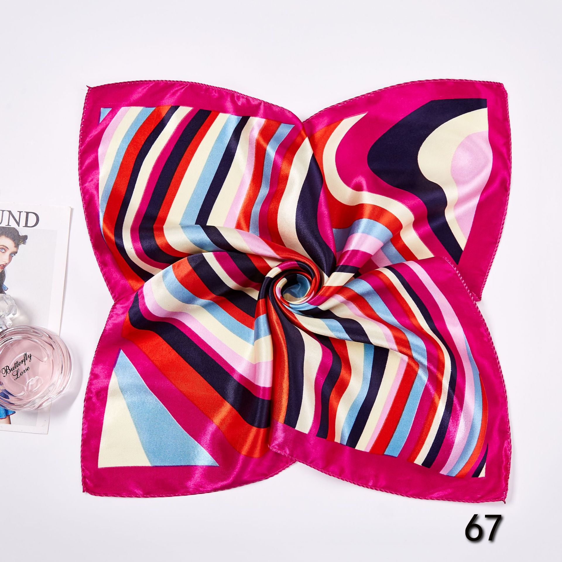 50*50cm Square Silk Scarves Sc - đánh giá và giá Women'S Accessories For Neck