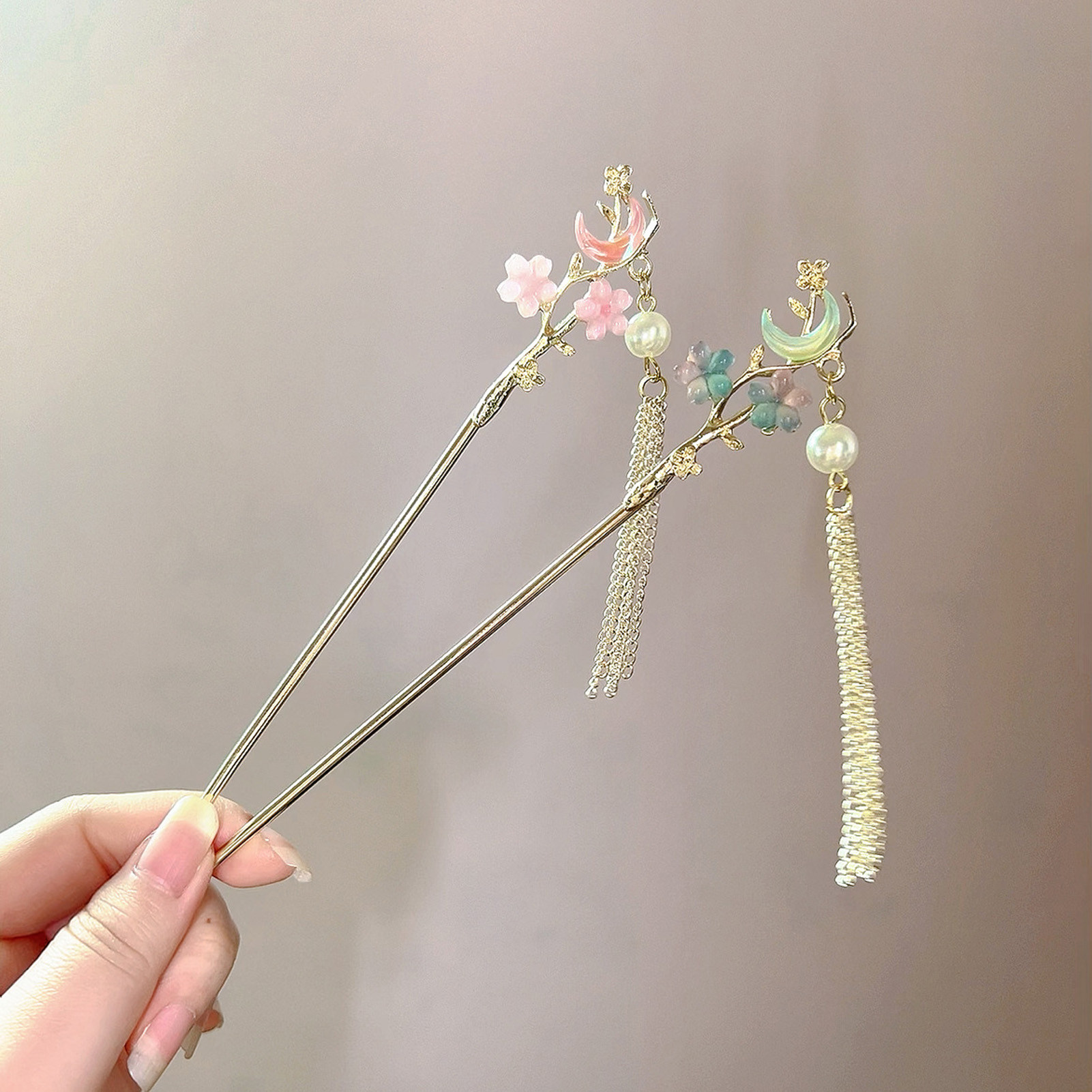 Retro Chinese Style Hairpin Sw - đánh giá và giá Pearl Hair Pin