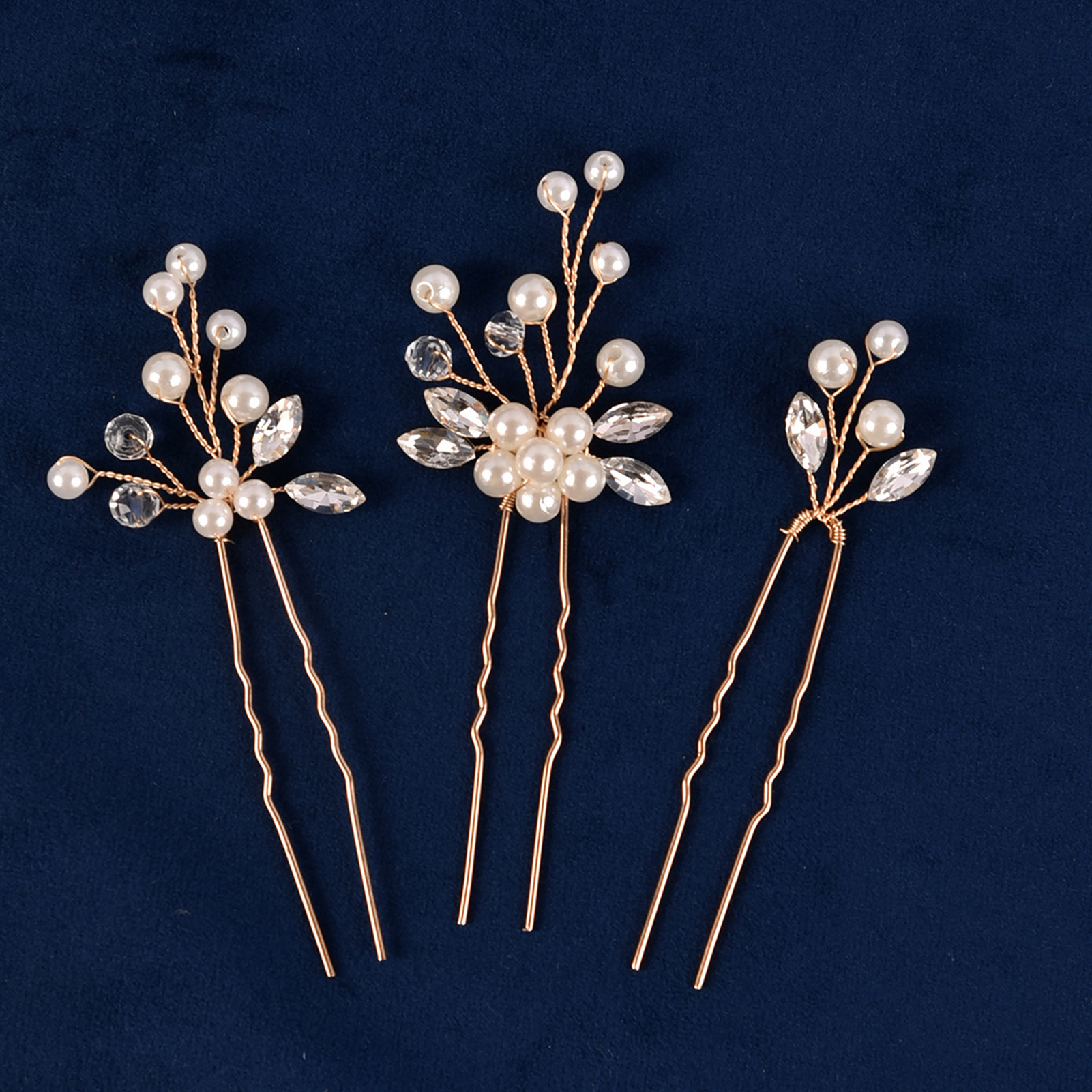 3pcs Bride Hairpin Trendy Hair - đánh giá và giá Pearl Hair Pin