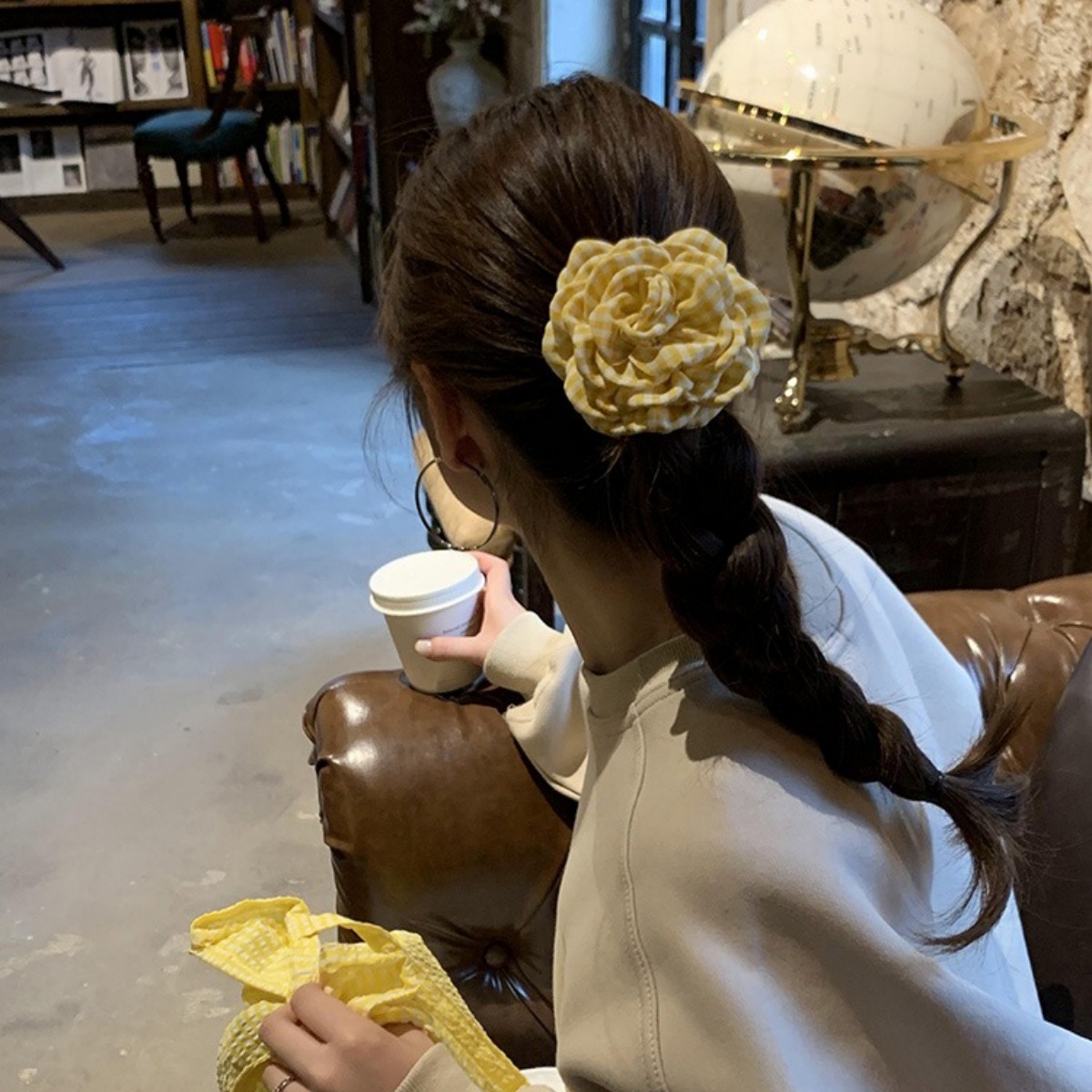 Women's Hair Claw Clip Checker - đánh giá và giá Women'S Yellow Accessories