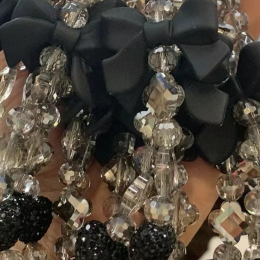 DIY Black Bow Series Anti Loss - đánh giá và giá Women'S Accessories Handbags