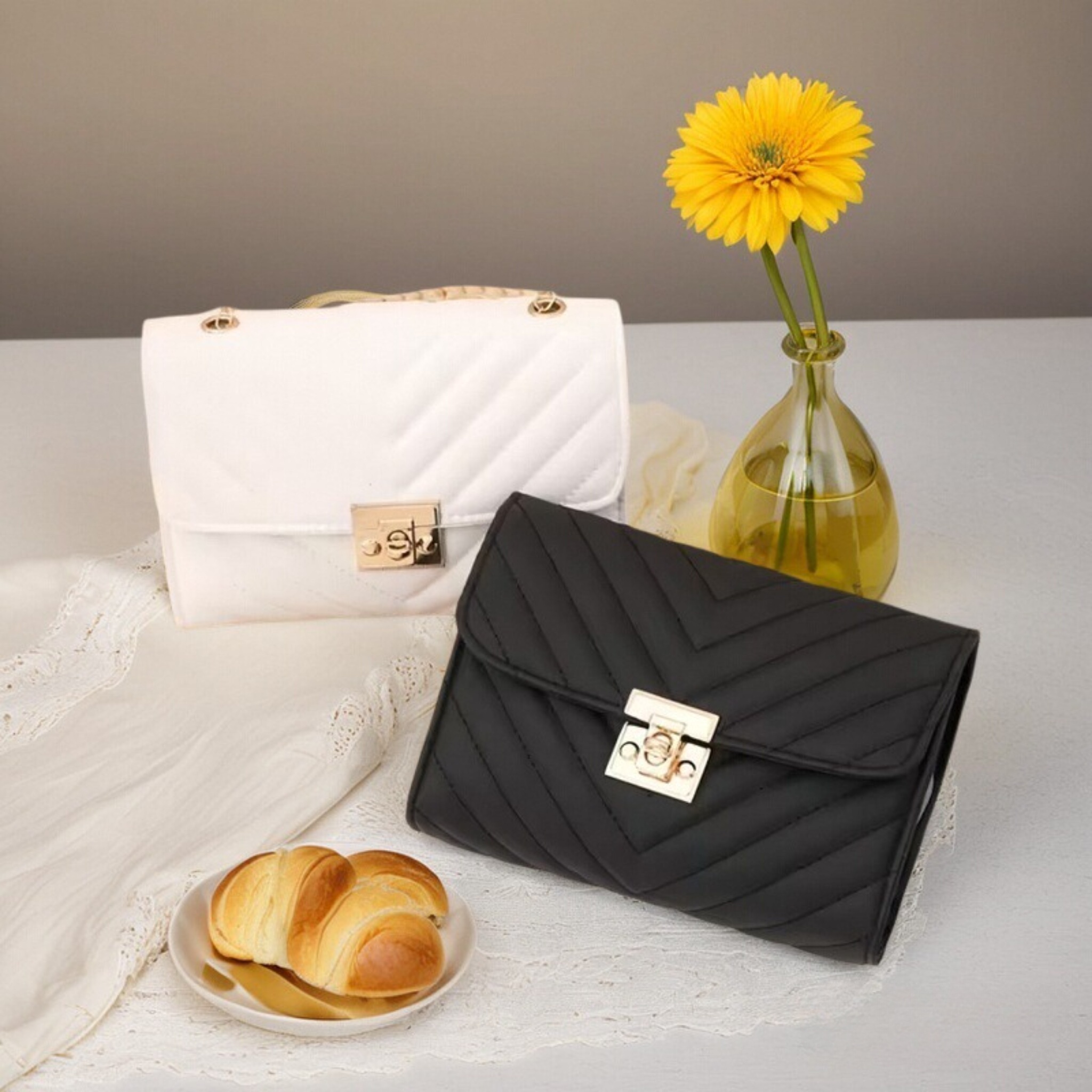 Luxury V-Chevron Quilted Chain - đánh giá và giá Women'S Accessories Louis Vuitton