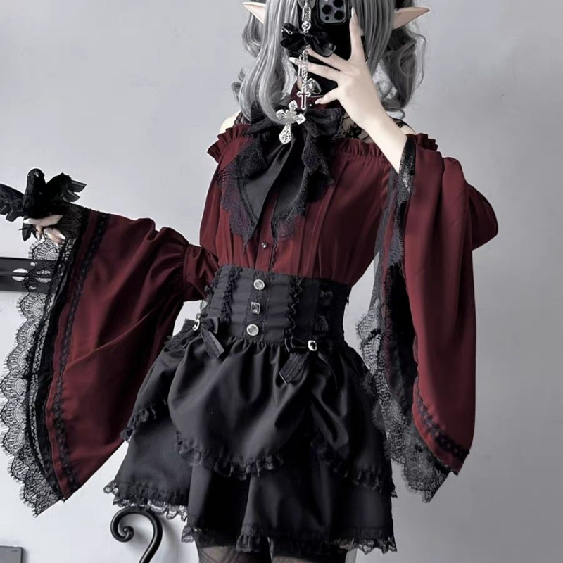 Gothic Y2k Lolita Style Shirts - đánh giá và giá Women'S Accessories Louis Vuitton