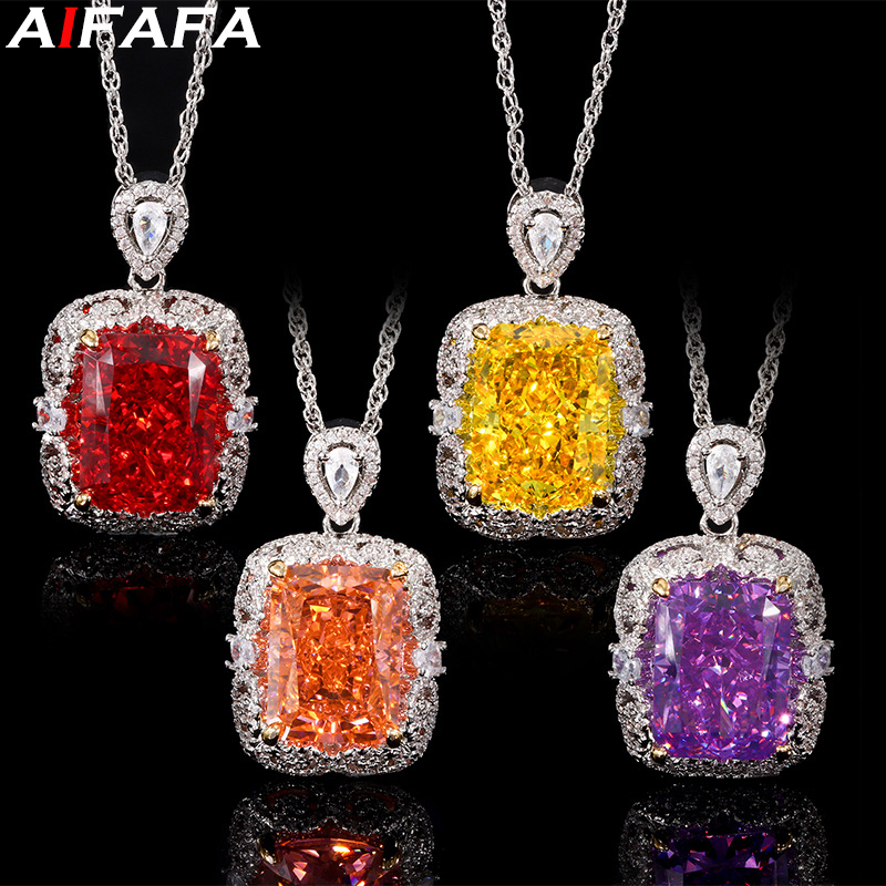 Ice Flowers Cut Pendant Neckla - đánh giá và giá Women'S Yellow Accessories