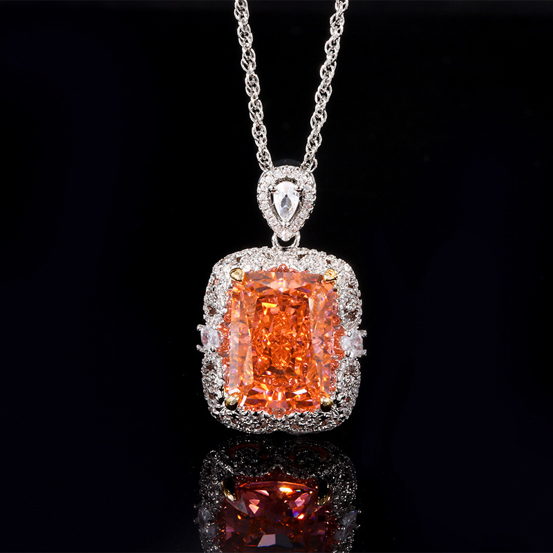 Ice Flowers Cut Pendant Neckla - đánh giá và giá Women'S Yellow Accessories