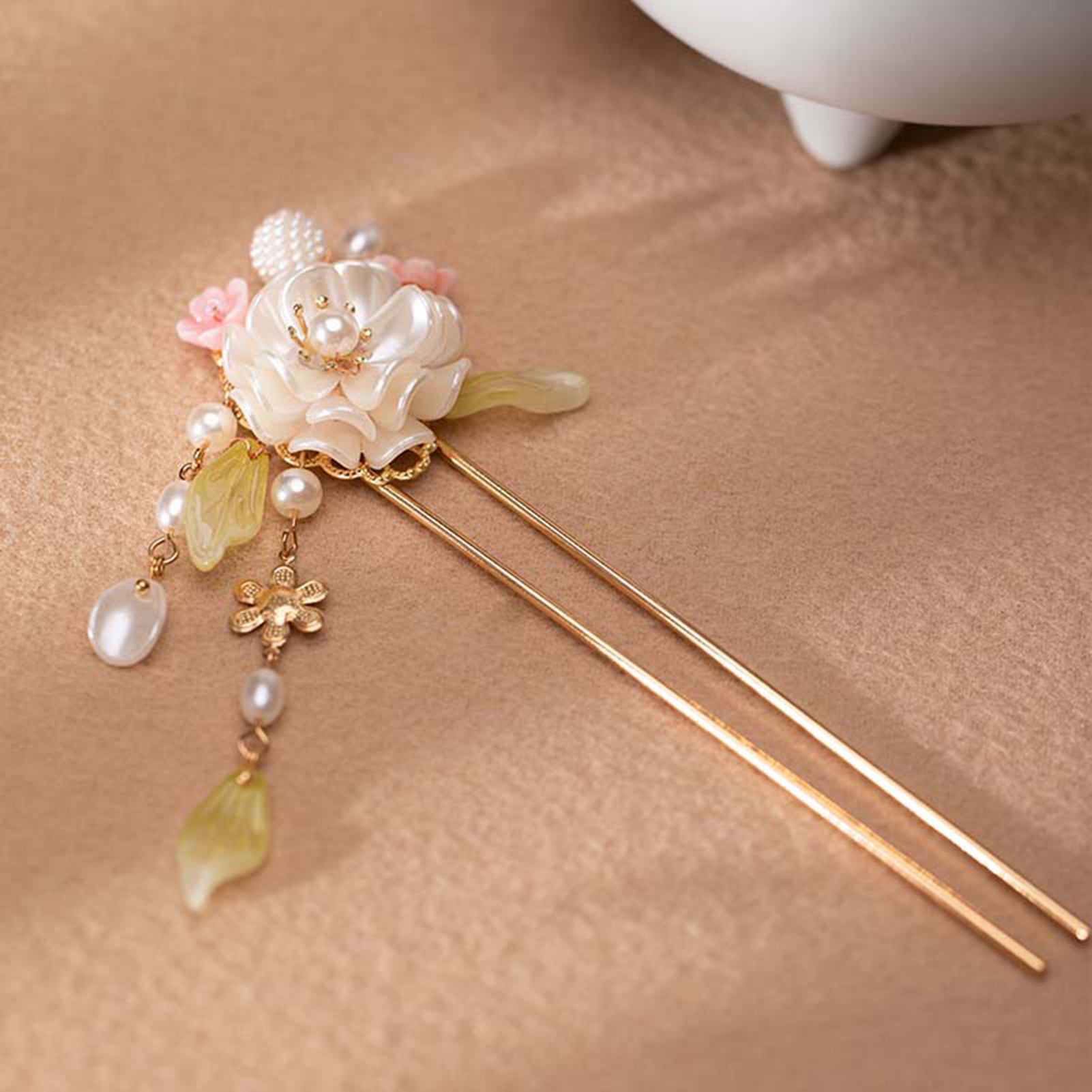 U Shaped Hair Sticks Forks Whi - đánh giá và giá Pearl Hair Pin