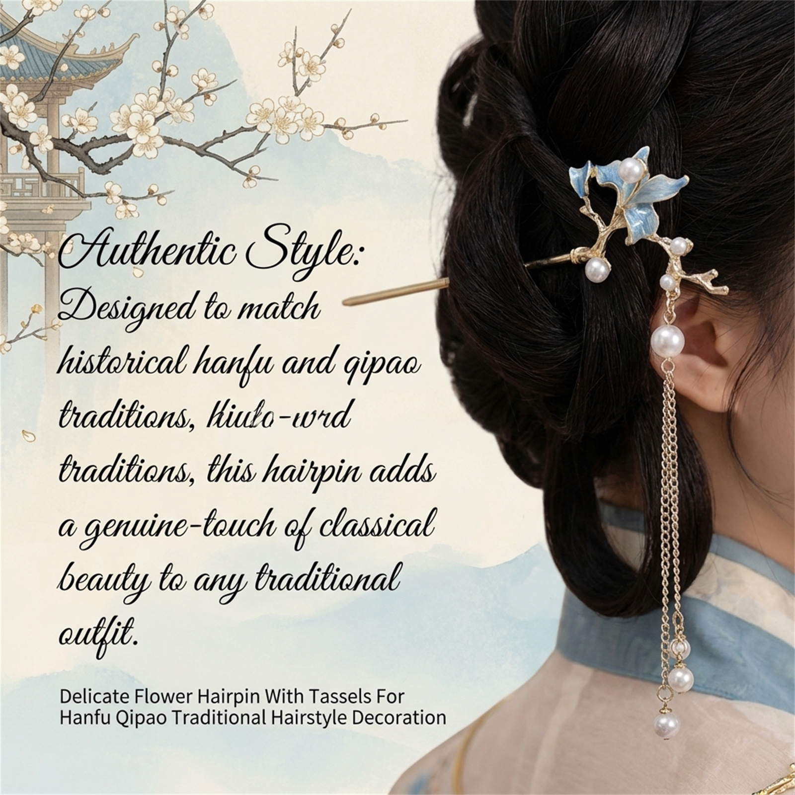 New Chinese Style Antique Hair - đánh giá và giá Pearl Hair Pin