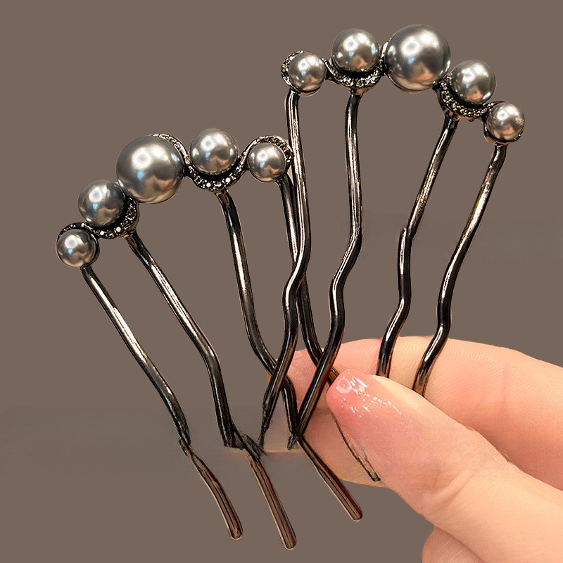 2pcs Fashion Metal U-Shaped Ha - đánh giá và giá Women'S Korean Accessories