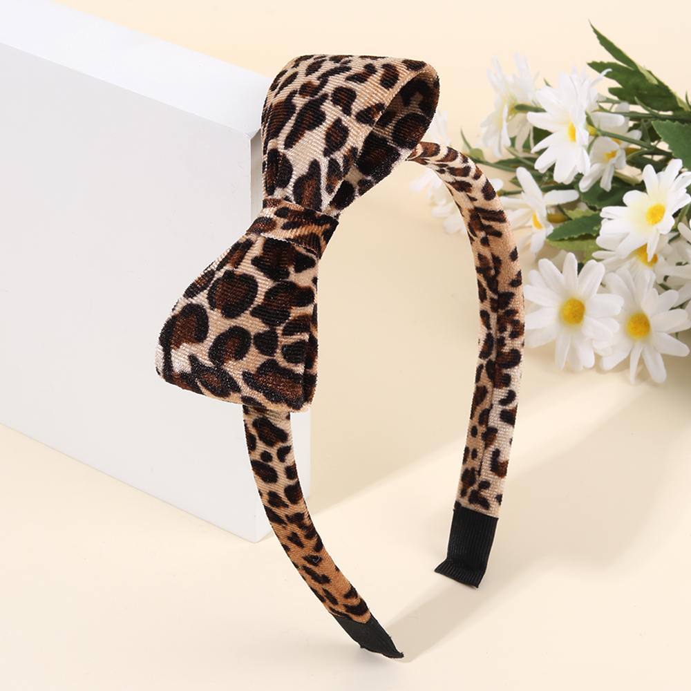 Korean Leopard-print Bow Headb - đánh giá và giá Women'S Korean Accessories