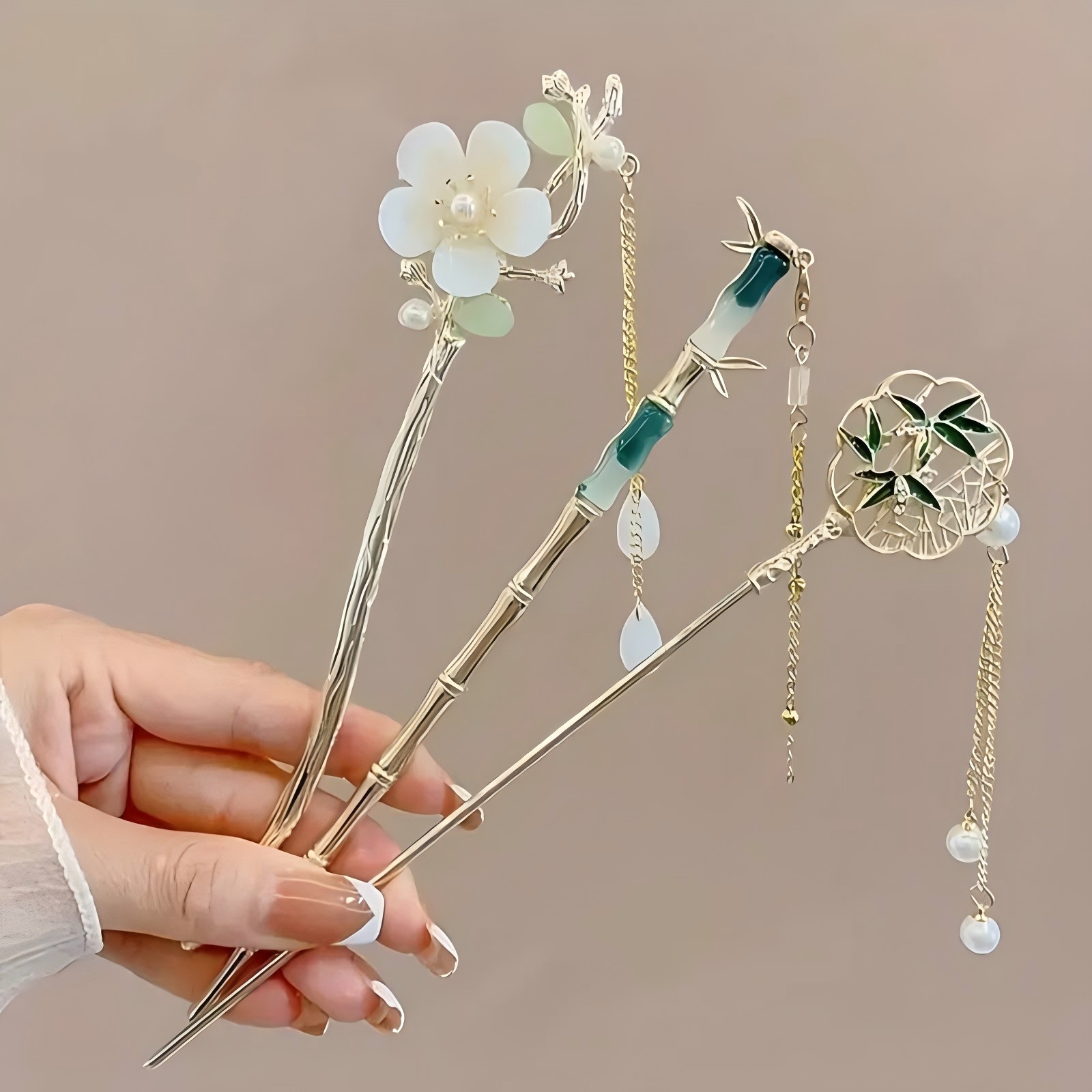 1/6pcs Elegant Chinese Style T - đánh giá và giá Pearl Hair Pin