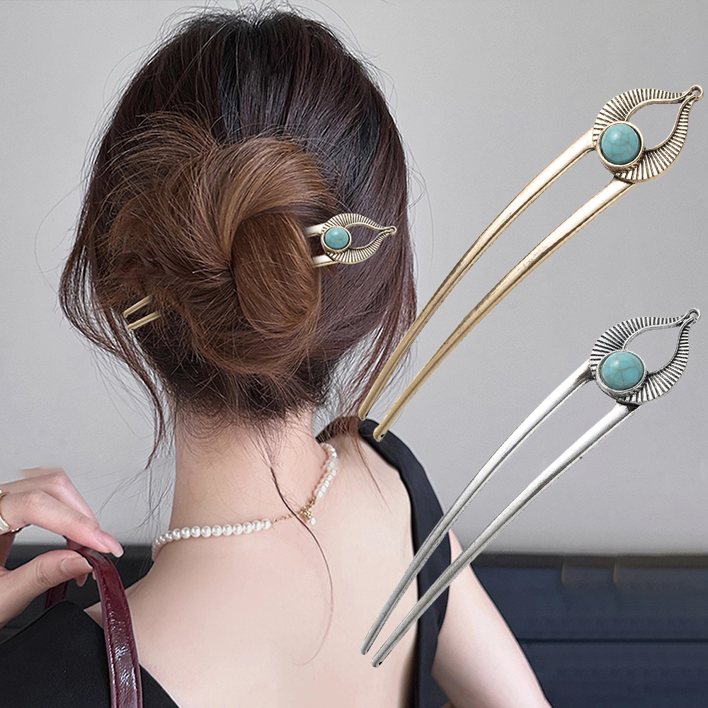 Egypt Turquoise U Shape Hair F - đánh giá và giá Pearl Hair Pin