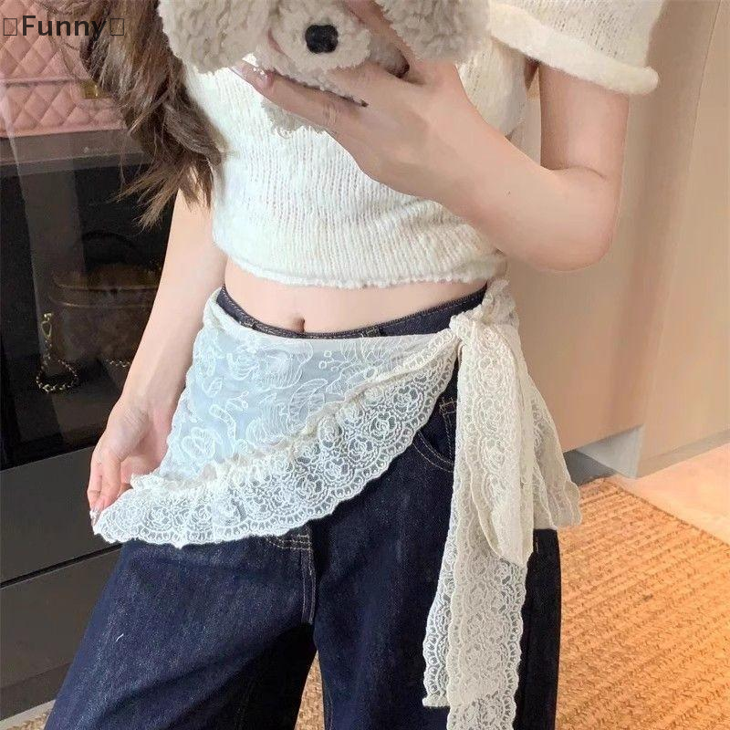 〔Funny〕Summer Lace Bandana Sca - đánh giá và giá Women'S Korean Accessories