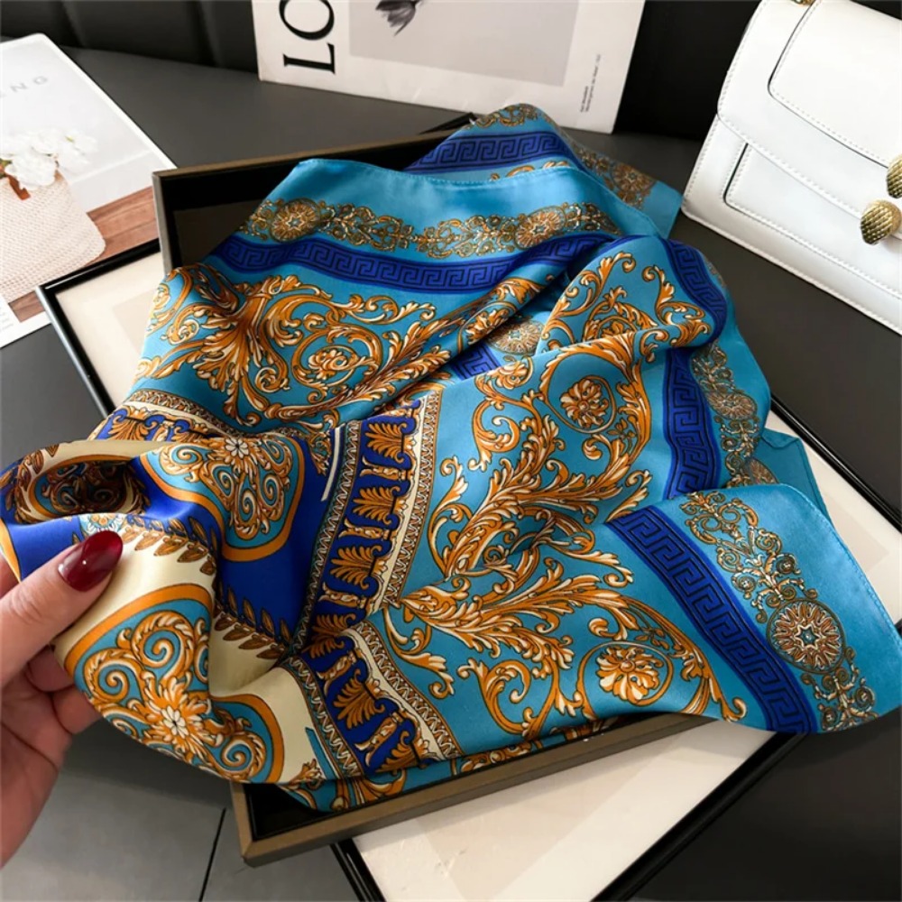 Women 70x70cm Printed Silk Pas - đánh giá và giá Women'S Accessories For Neck