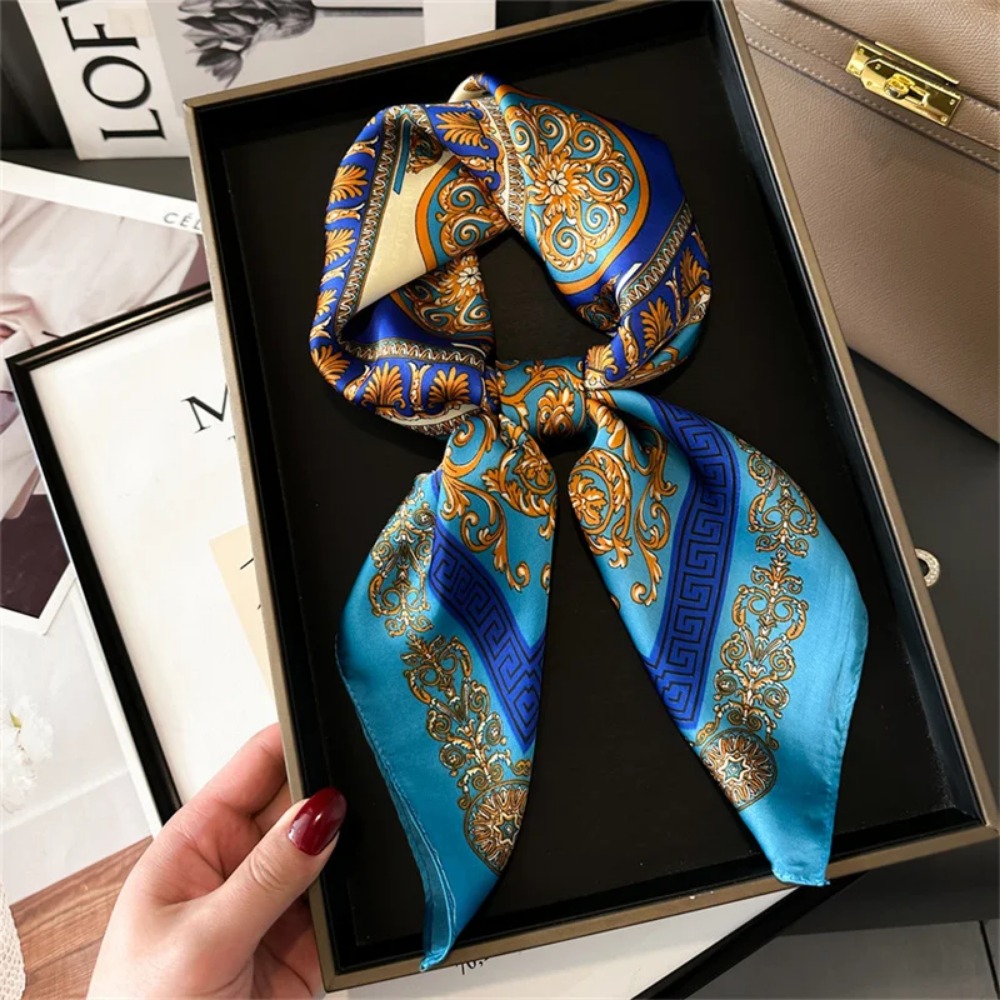 Women 70x70cm Printed Silk Pas - đánh giá và giá Women'S Accessories For Neck