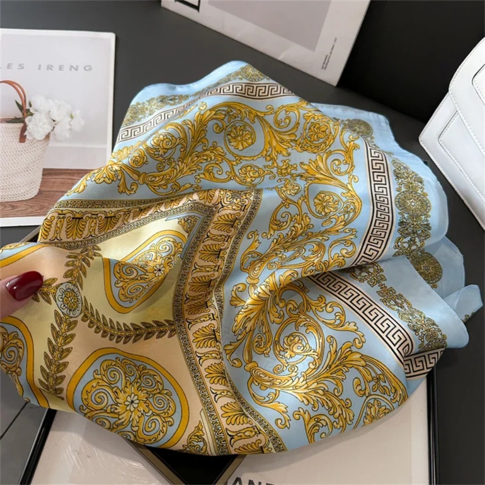 Women 70x70cm Printed Silk Pas - đánh giá và giá Women'S Accessories For Neck