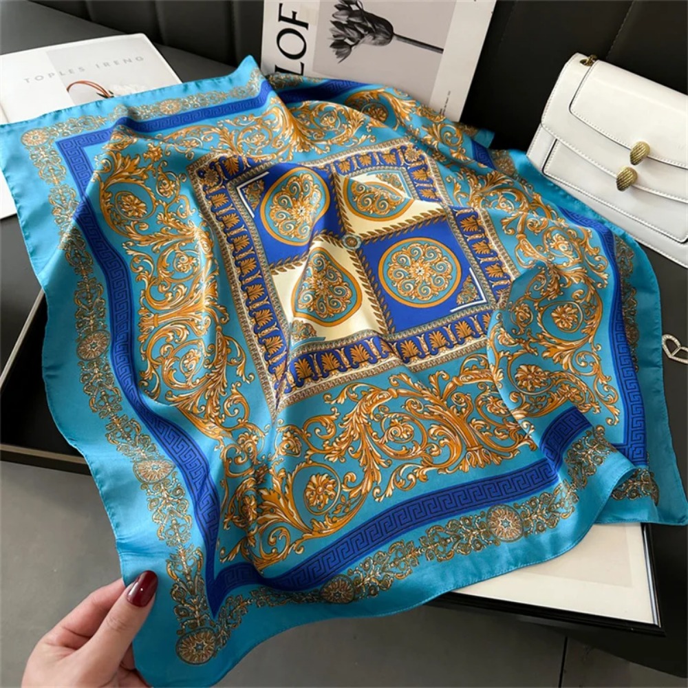 Women 70x70cm Printed Silk Pas - đánh giá và giá Women'S Accessories For Neck