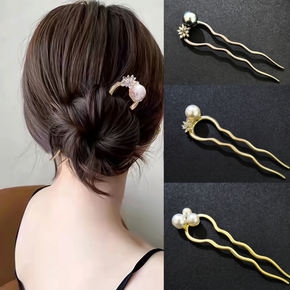 Luxury Metal Hairpins Girls Pe - đánh giá và giá Pearl Hair Pin